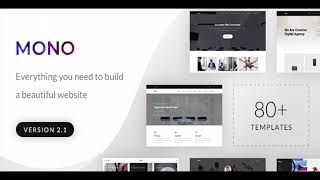 Mono - Creative Multi-Purpose HTML5 Template | Themeforest Website Templates and Themes