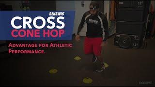 Calf Exercises | Cross-Cone Hop