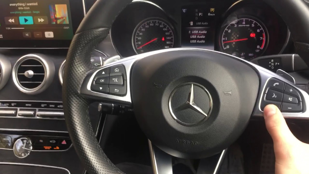 Mercedes C Class W205 NTG5 Retrofit CarPlay and Android Auto Kit by