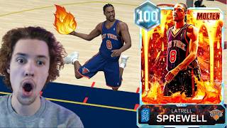 100 OVERALL LATRELL SPREWELL GAMEPLAY! ELITE BUDGET POINT GUARD IN NBA 2K26 MYTEAM!!