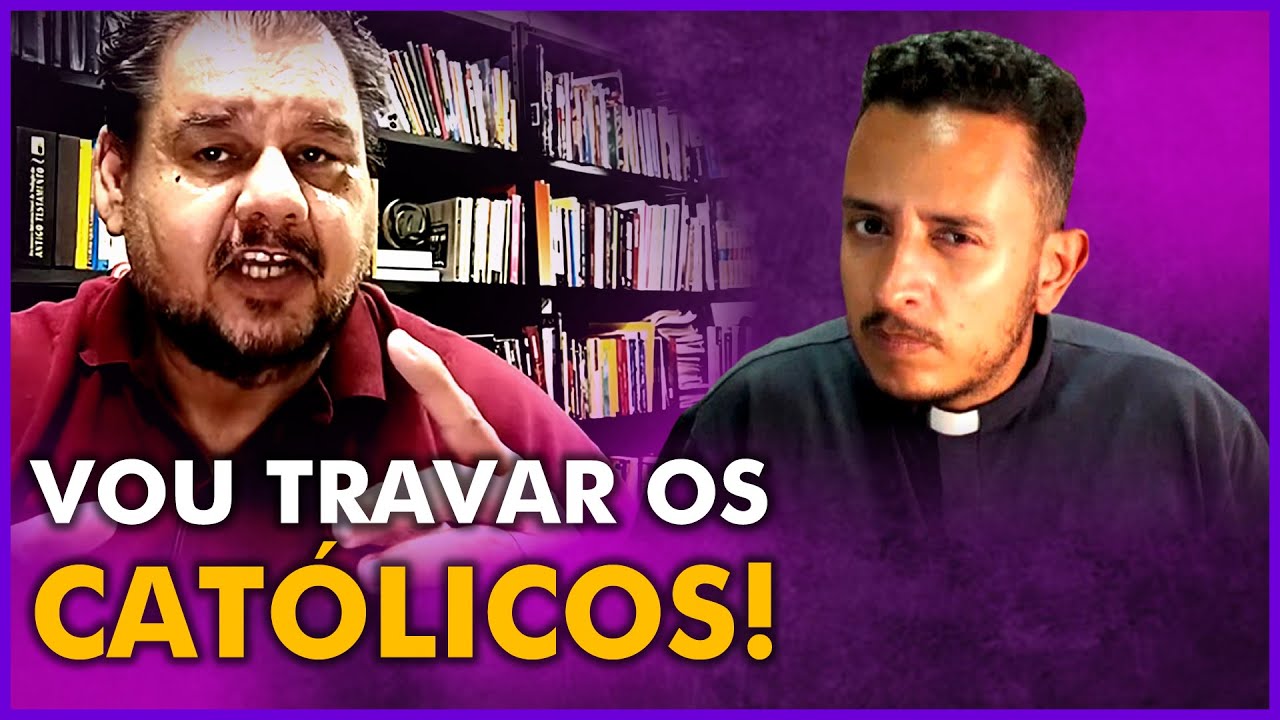 PROTESTANTE PROMETE TRAVAR CATÓLICOS COM ESSA PERGUNTA // Resposta ao Pastor Alexandre Farias