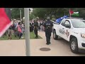 Law enforcement moves into encampment at ut dallas