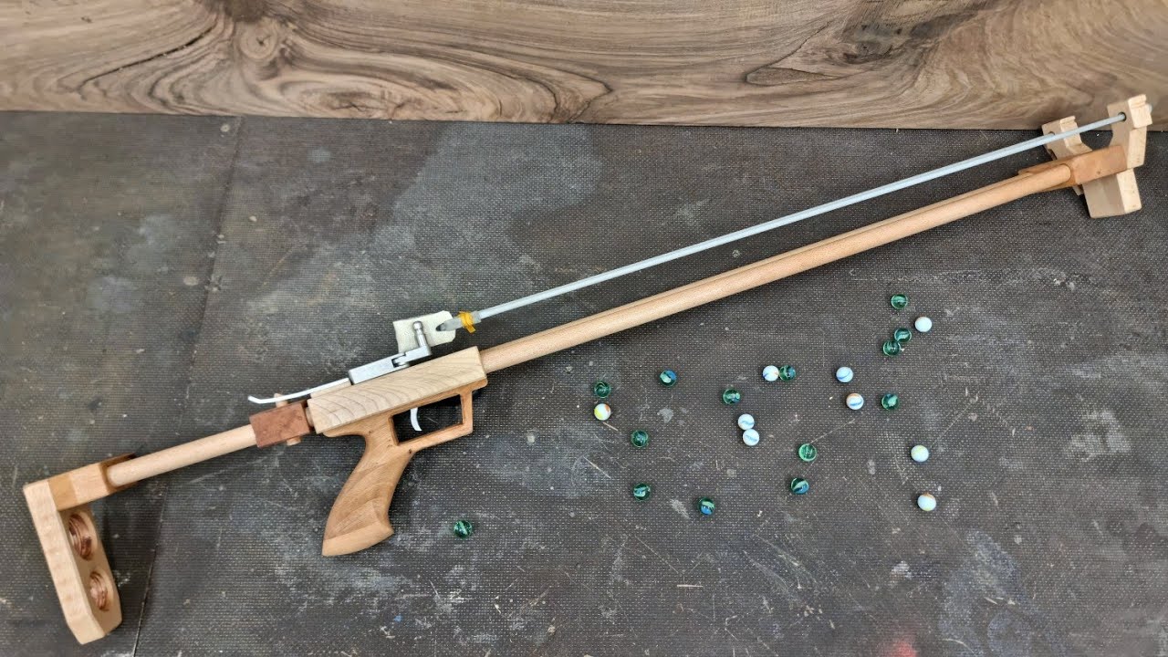 Wooden Sliding Slingshot