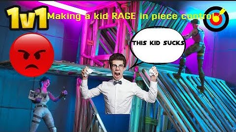 Making a Kid RAGE in 1v1 Piece Control