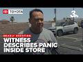 Witness describes panic inside Las Vegas grocery store during deadly shooting