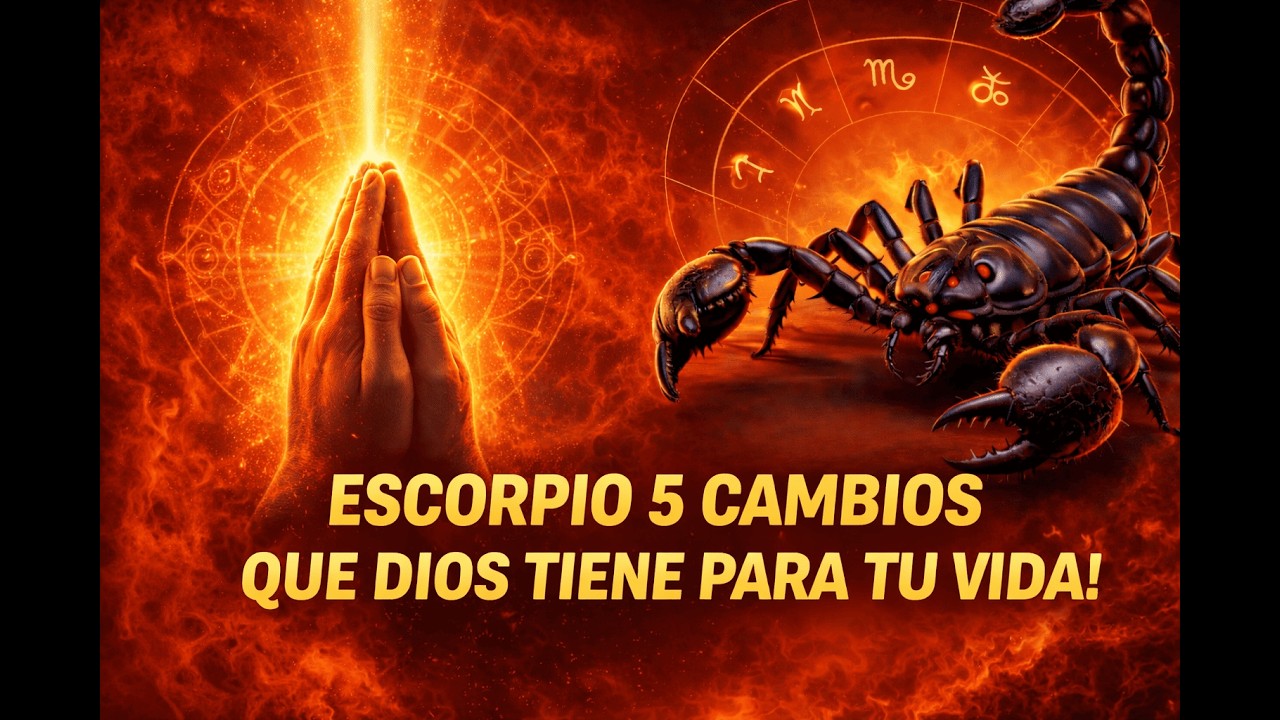 Escorpio: 5 Cambios divinos que Dios ya activó en tu vida.
