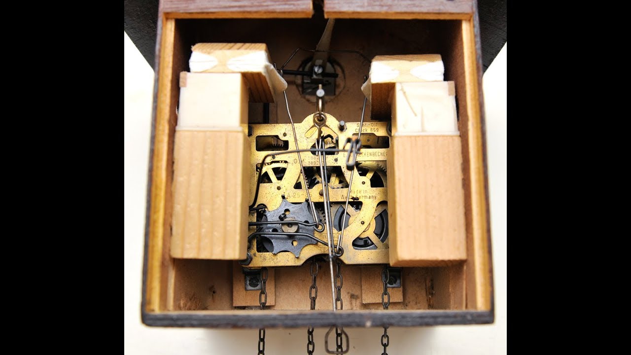 Часы с кукушкой маяк механизм схема работы