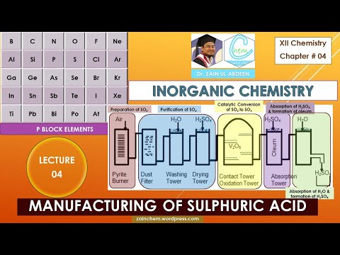 Manufacturing of Sulphuric Acid | Chemical Properties, Structure & Uses | Chapter # 4 Lec 04