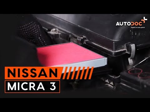 Cum se înlocuiesc filtru de aer motor pe NISSAN MICRA 3 TUTORIAL | AUTODOC