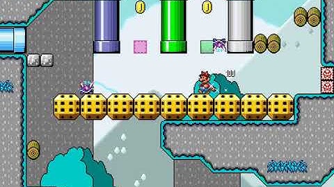 SMBX Custom Level ~ "Blinking Mountain" by ShadowStarX