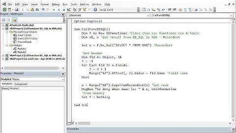 [A-Tools] Sử dụng hàm BS_SQL trong VBA