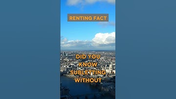 SUBLETTING WITHOUT PERMISSION? THAT