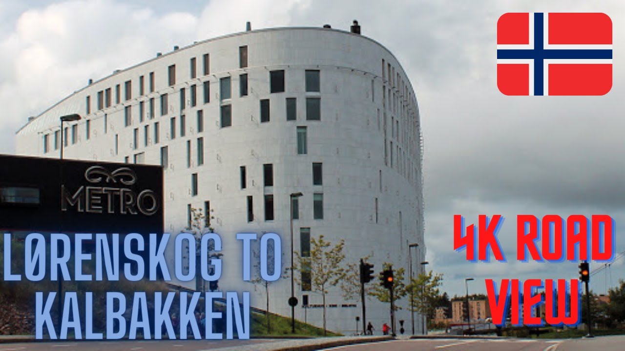 lørenskog to Kalbakken  |  4k road view  | Norway