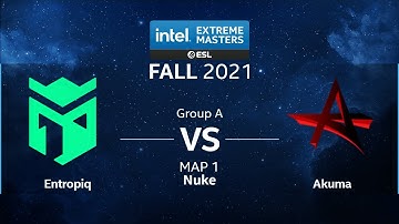 CS:GO - Entropiq vs. Akuma [Nuke] Map 1 - IEM Fall 2021 - Group A - CIS
