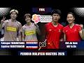 TEERARATSAKUL/TAERATTANACHAI (THA) vs GAO /WEI (CHN) | Malaysia Masters 2026 Badminton