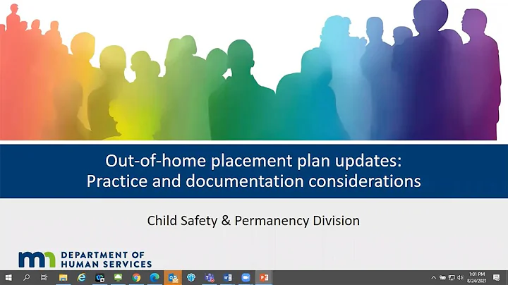 FFPSA Out of Home Placement Plan Policy Webinar
