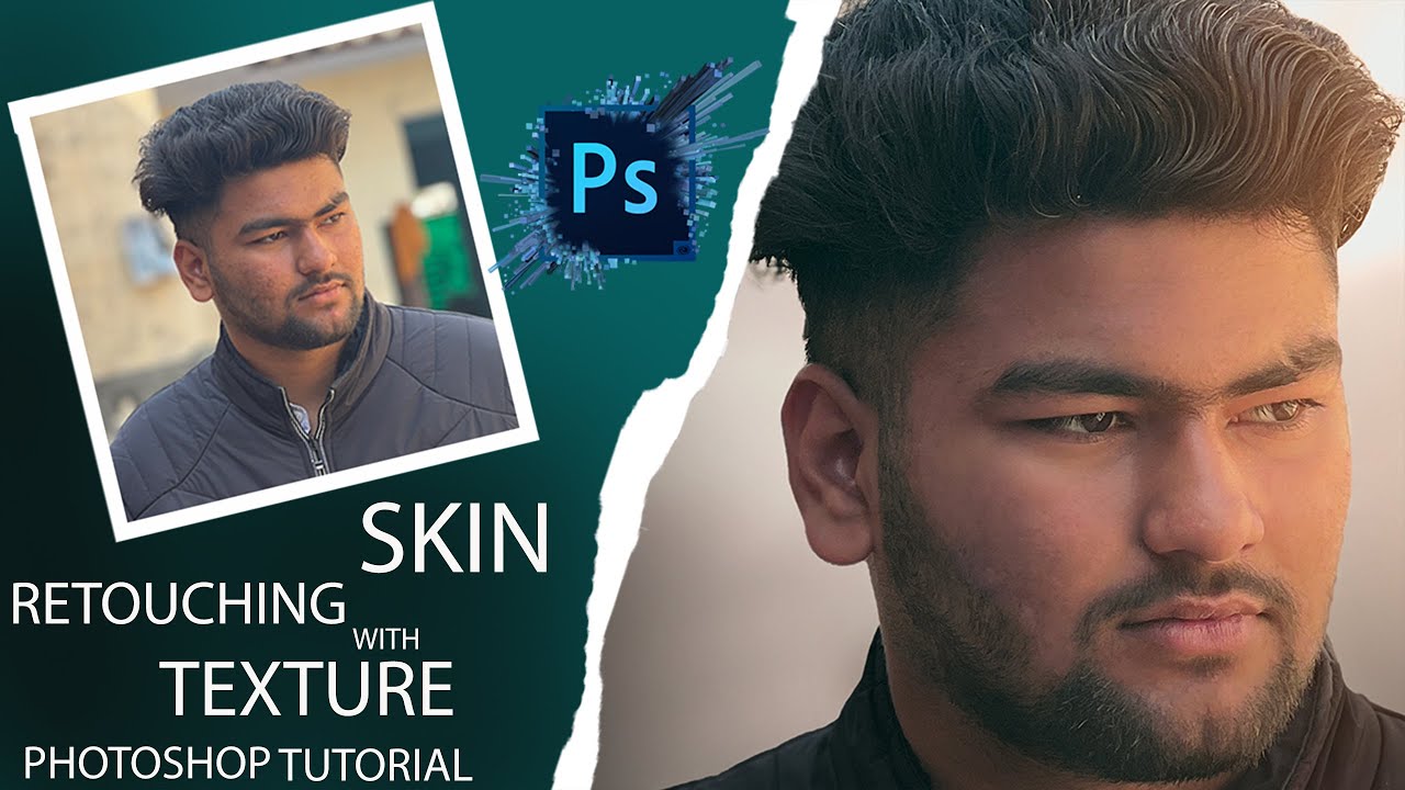 Skin Smooth with Texture - Photoshop Tutorial