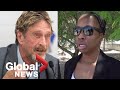 Software entrepreneur John McAfee was not suicidal, widow says in emotional response