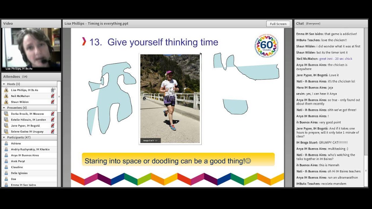 teacher training college IHTOC60 Lisa Philips - Timing is everything