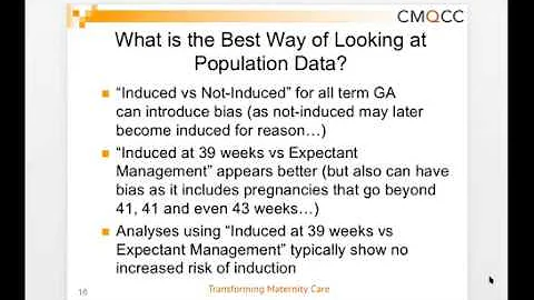 Induction of Labor Beyond the ARRIVE Trial - Risks, Benefits and Techniques for Increasing Success