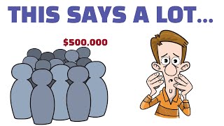 Who really has a net worth of $500,000? It's amazing.