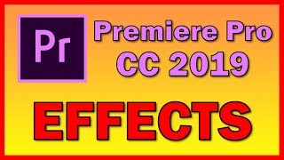 Premiere Pro CC 2019 tutorial: how to import a video and apply an Effect screenshot 3