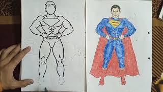 How to Draw Superman /Level 2/part 1 screenshot 3