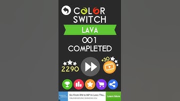Color Switch lava level 1