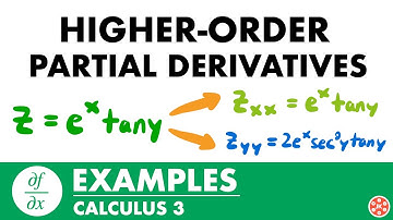 Higher-Order Partial Derivatives Examples | Calculus 3 - JK Math