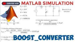 Matlab Simulink Boost Converter  /MATLAB SIMULATION / Design And Simulink Boost converter 