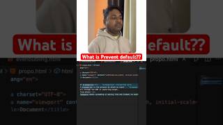 What is Prevent Default in JavaScript?