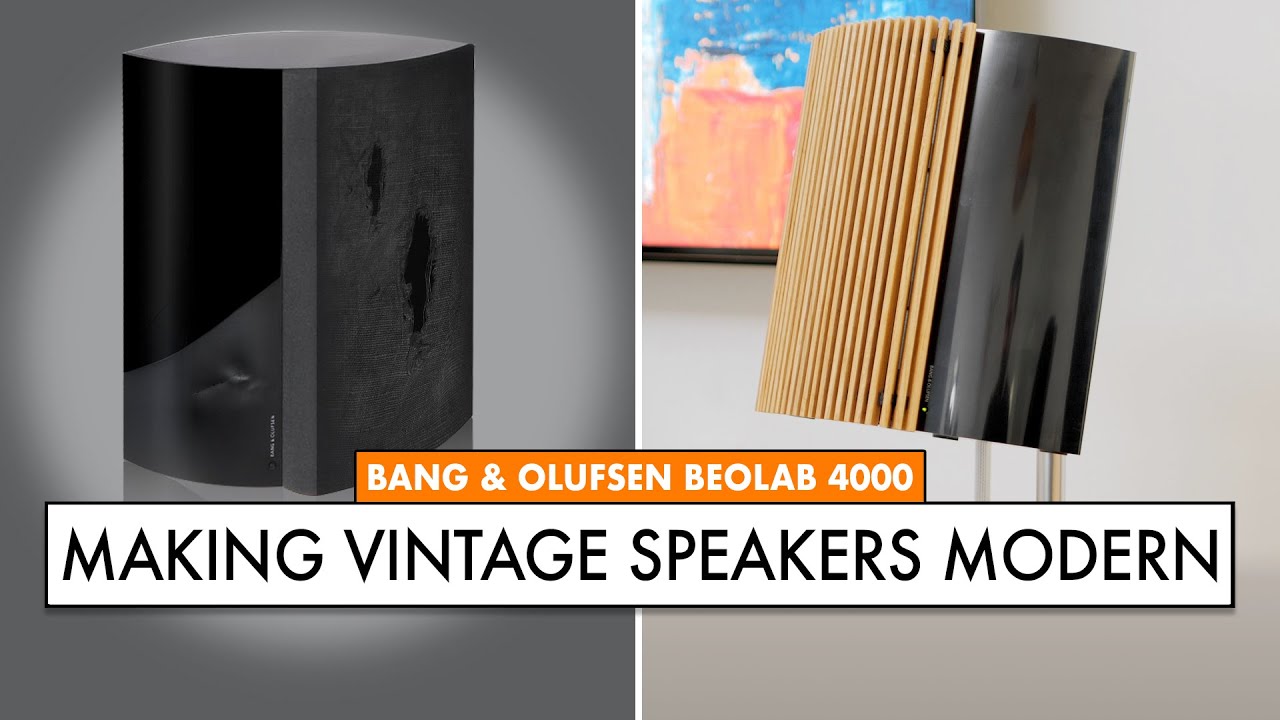lip Chaise longue kortademigheid MAKING VINTAGE SPEAKERS MODERN - Bang & Olufsen Speakers - Beolab 4000 -  YouTube