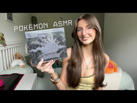 ASMR Pokémon Pitch Black ETB unboxing!