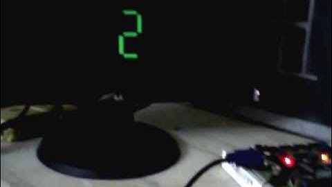 COUNTER IN VGA MONITOR  USING NEXYS2 SPARTAN 3E