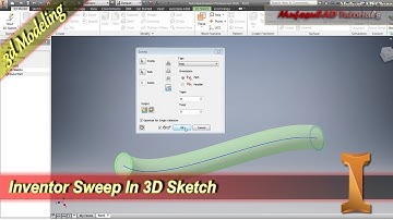 Inventor Sweep In 3D Sketch Tutorial