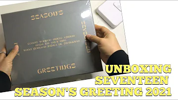 SEVENTEEN SEASON GREETING 2021 UNBOXING