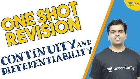 Continuity & Differentiability | CBSE | Board Exam | 2020 | Mathematics | Unacademy JEE | Sameer Sir