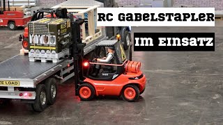 Super Rc Gabelstapler - Rc Gabelstabler, Rc Baumaschinen, Rc Trucks Bei Der Arbeit