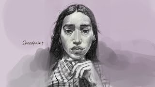 speed paint 06 _ بورترية رسم مسرع