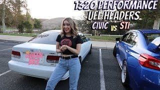 1320 Performance D / B Series Uel Header VS STI Sound Comparison