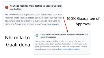 🚨 Google Play Production Access Rejected? How to Fix It in 24 Hours || 12 Testers for 14 days ||