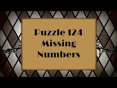 Professor Layton and the Curious Village - Puzzle 124: Missing Numbers (US)