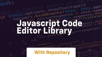 javascript code editor library