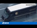 UPS driver carjacking leads to wild police chase  -- new video!