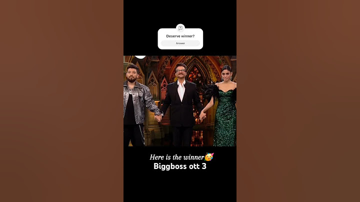 Bigg boss ott 3 winner?   #biggboss #biggbossott3