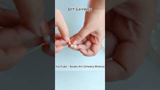 DIY earrings/Designer jewelry #beadsart #jewelry #youtubeshorts #diy #earrings #shorts @BeadsArt