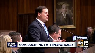 Doug Ducey not attending Donald Trump Phoenix rally