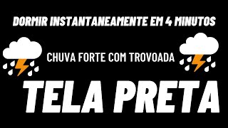 Som de Chuva e Trovão   Som de Meditação para dormir, Meditar e Aliviar o Stress