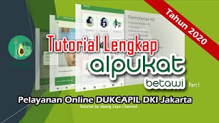 Alpukat Betawi tutorial lengkap, Pelayanan Online DUKCAPIL DKI Jakarta
