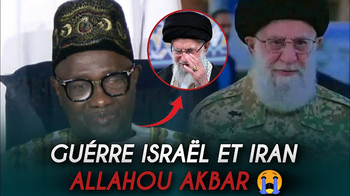 Urgent 🔴 Guerre Iran Israël Serigne Abdou Samad 😭 "Manguie yalwan ci Mouride nji..."
